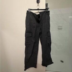 American Eagle Outfitters Dark Gray Cargo Pants